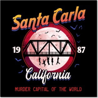 Santa Carla Lost Boys Posters and Art
